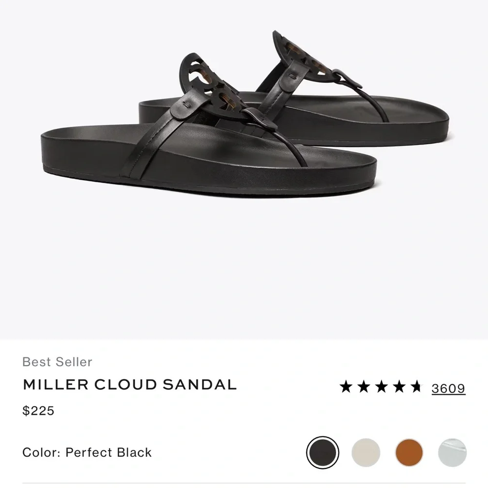 Tory Burch Black Sandals - Picture 3 of 3